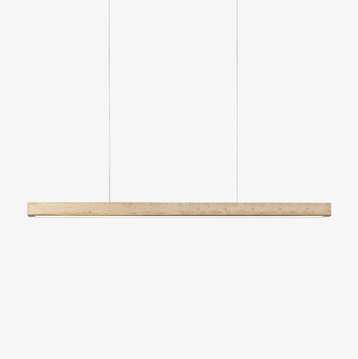 Lyven Minimalist Travertine Linear Pendant Light