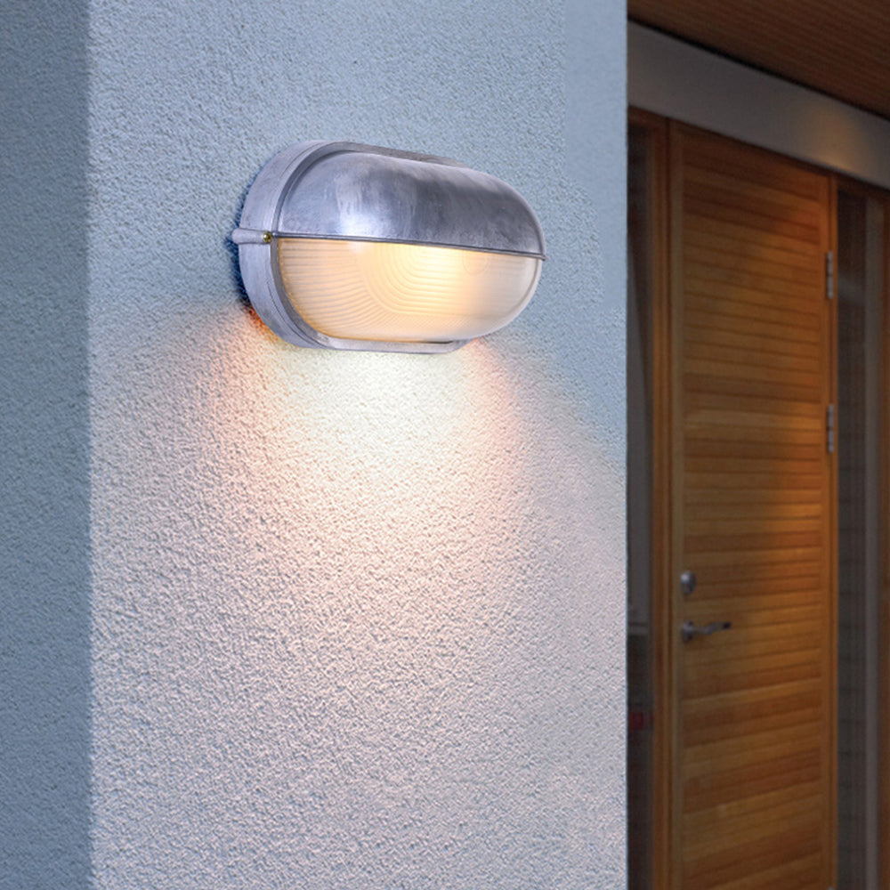 Lovutil Modern Round/Ellipse Outdoor Waterproof Wall Lamp. 2 Colors