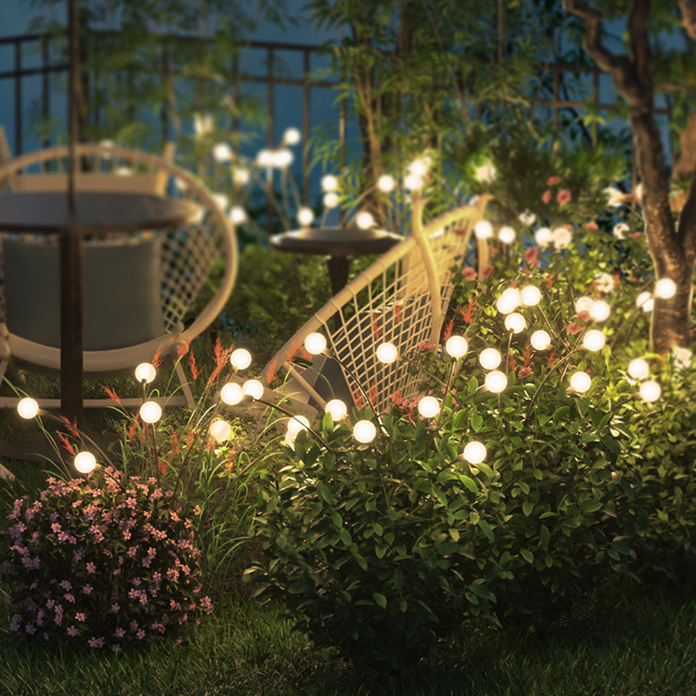 Rigebik Modern Metal Firefly Multi Lamp holder Outdoor Decoration Post Light