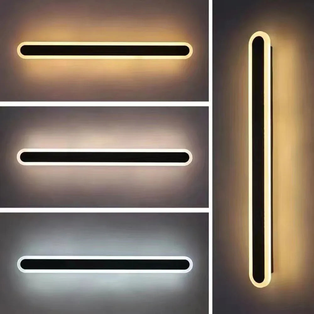 Rio Outdoor Wall Lamp Linear Oval-Neutral Decor