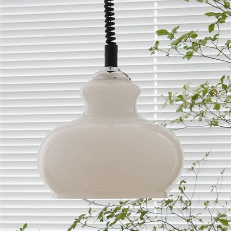 Pemebik Retro Simple Pendant Light Living Room Green Living Room