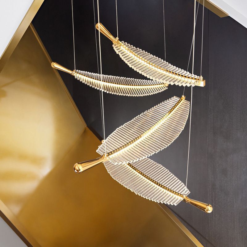 Gubitodo Nordic Luxury LED Pendant Light Metal Hotel Living Room