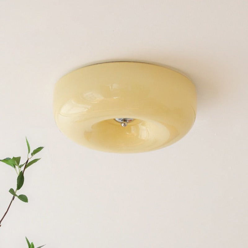 Varosin Ceiling Light Cream Glass
