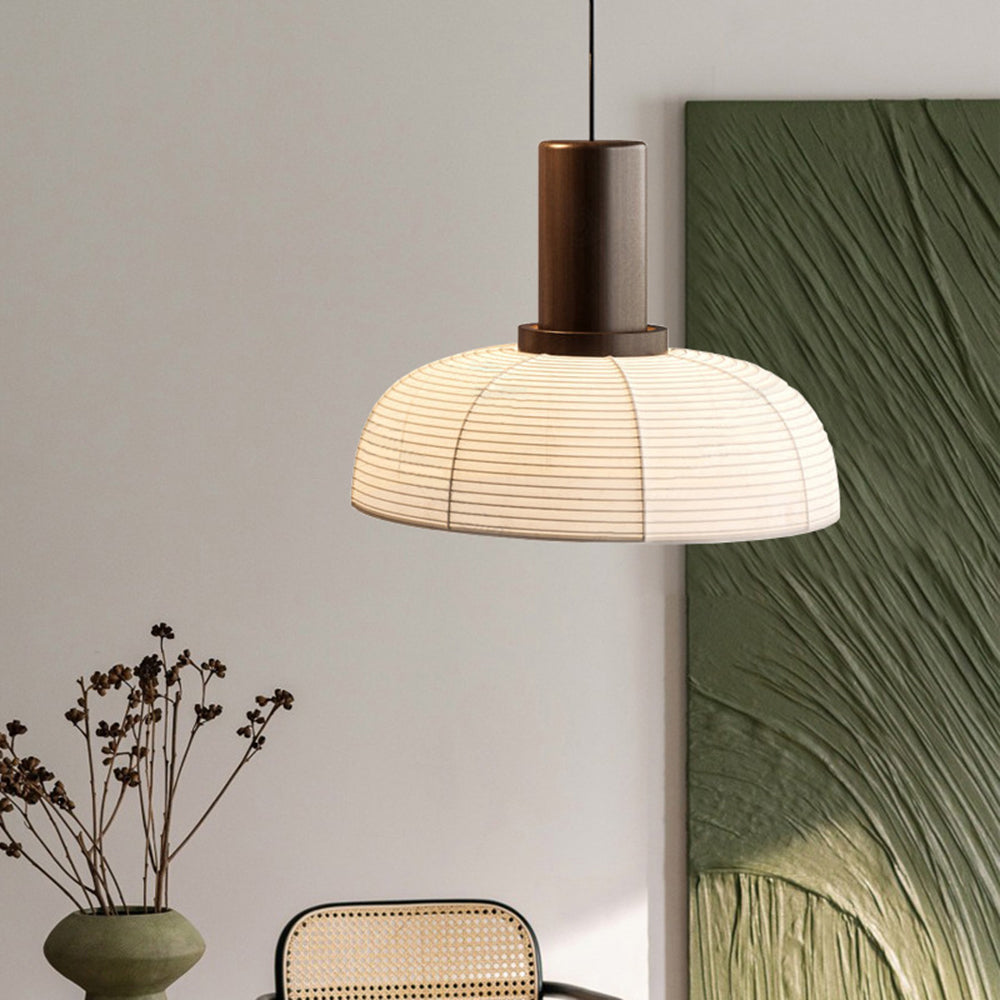 Janipam Retro Fabric & Metal Pendant Light, 2 Style