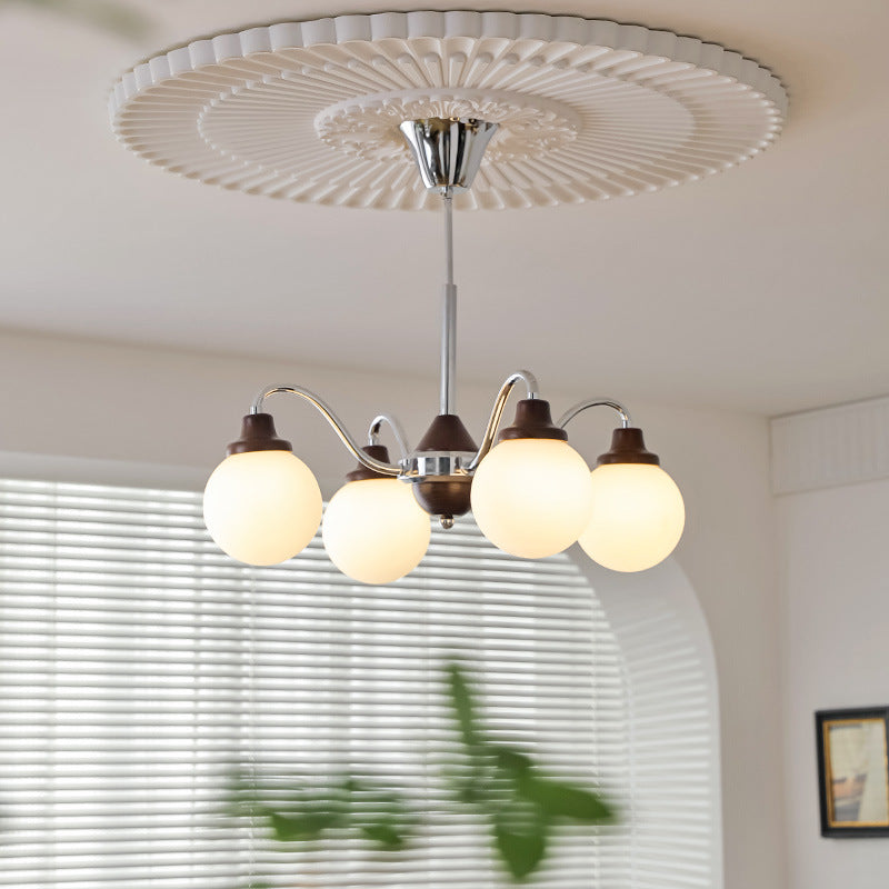 Hitalir French LED Chandelier Chrome Gold Living Room/Bedroom