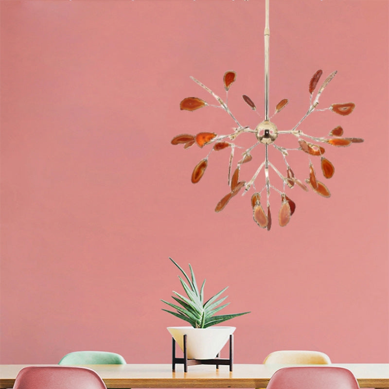 Jadekit Agate Creative Colourful Chandelier Bedroom/Living Room