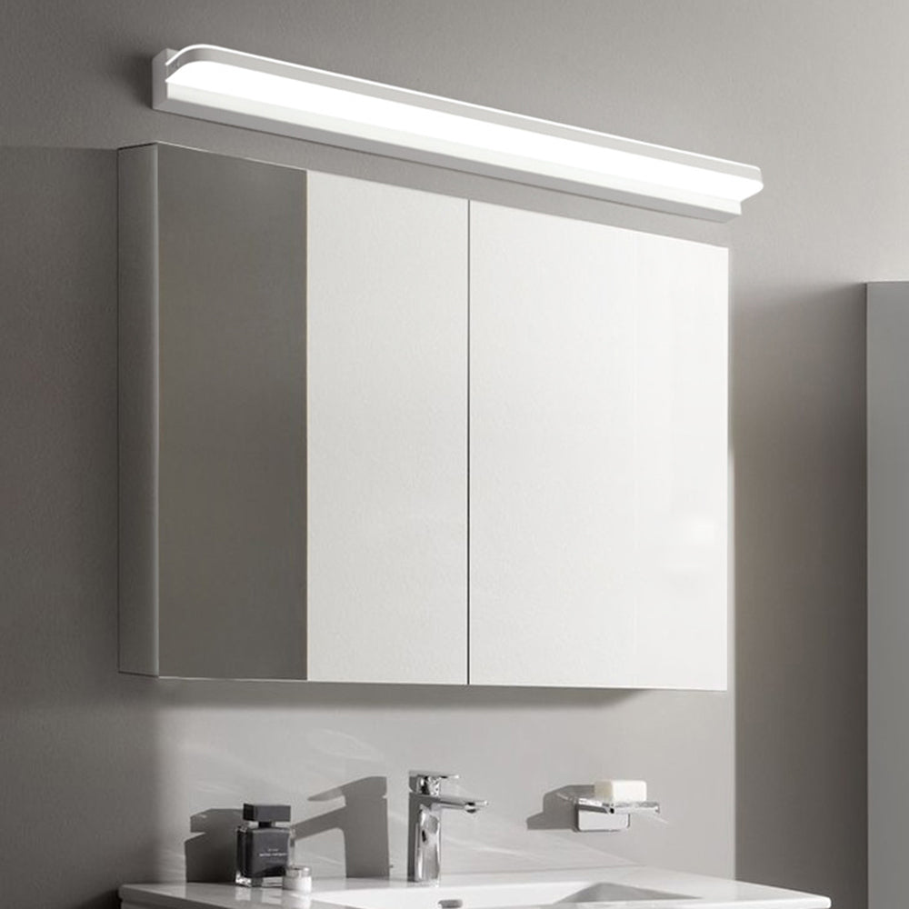 Gusevur Wall Lamp Rectangular Modern, Mirror, Black/White/Chrome/Gold, Bathroom
