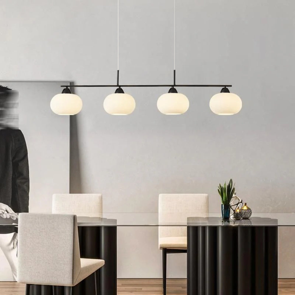 Govebam Modern Nordic Simple Pendant Light, Black/Gold