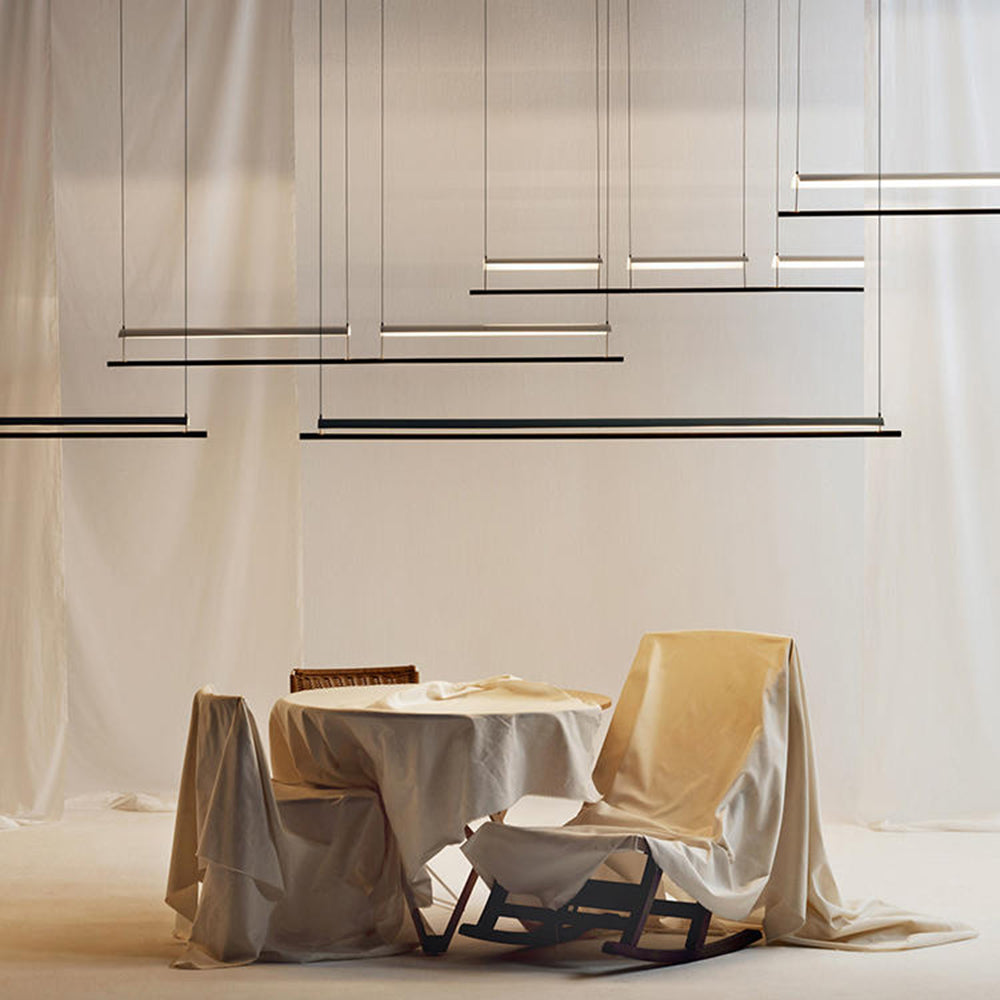Kotomek Minimalist Linear Metal Pendant Light