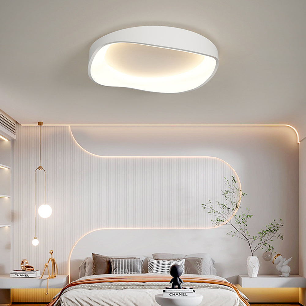 Rimopel Modern Wave Flush Mount Ceiling Light
