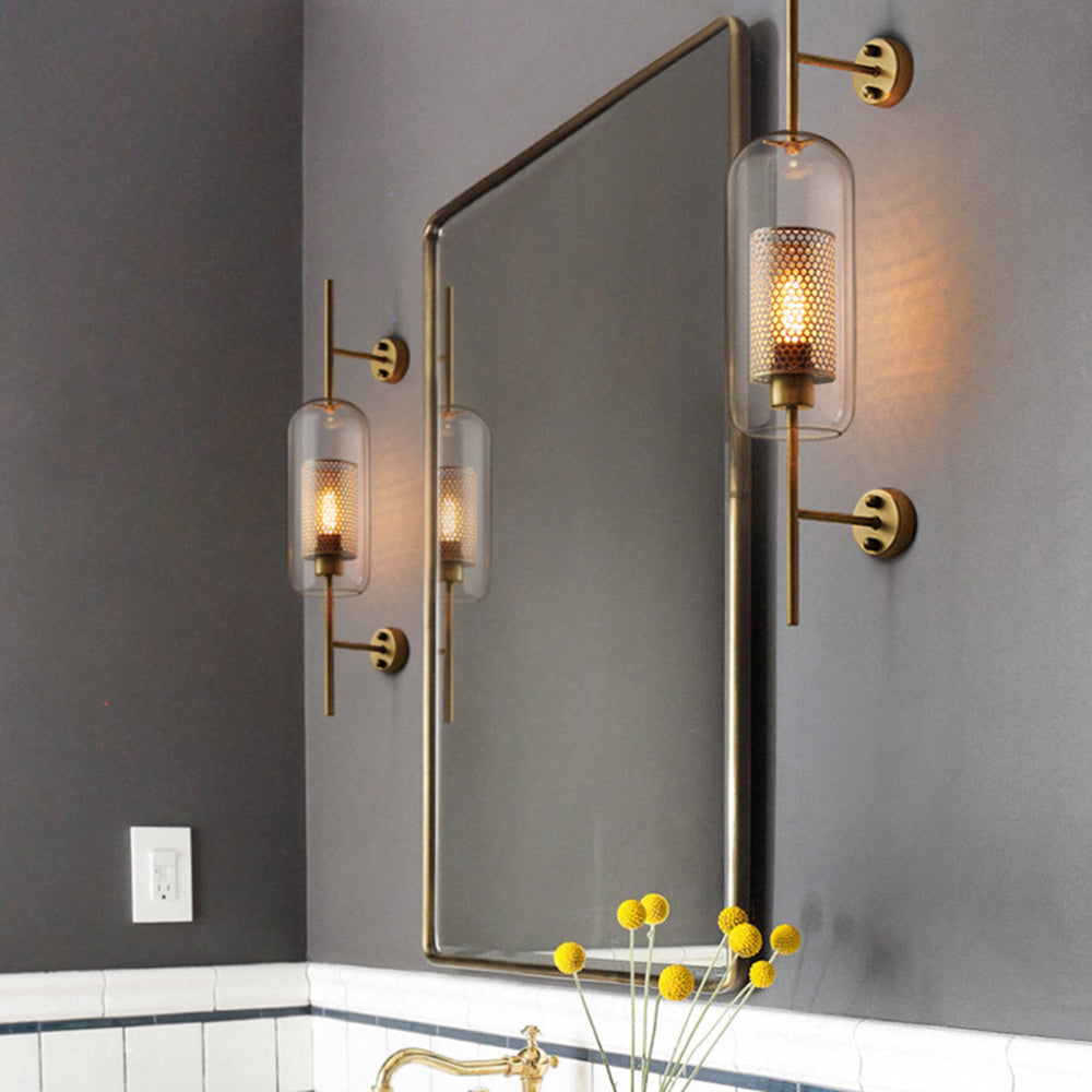Seniq Industrial Classy Global Clear Glass Wall Lamp-Neutral Decor