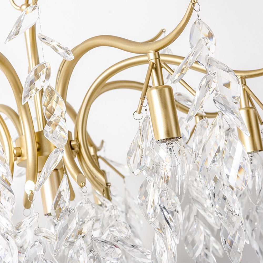 Roduger Luxury Wisteria Flower Crystal Chandelier