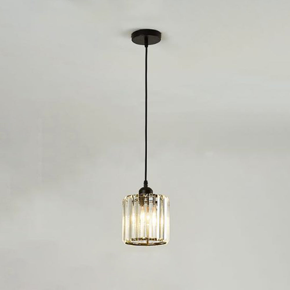 Maruvo Pendant Light Modern Cluster Cylinder Glass-Neutral Decor