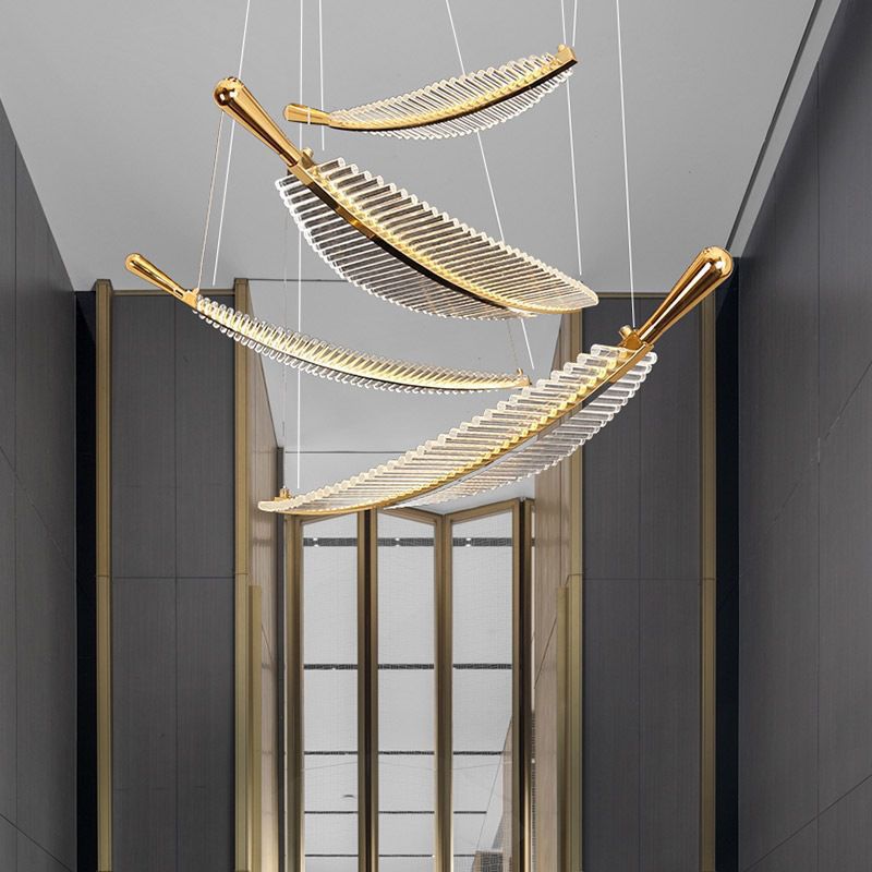 Gubitodo Nordic Luxury LED Pendant Light Metal Hotel Living Room