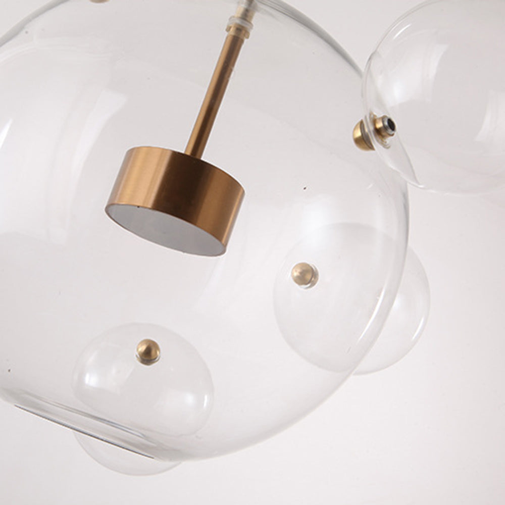 Tigitus Modern Bubble Cluster Pendant Light Gold