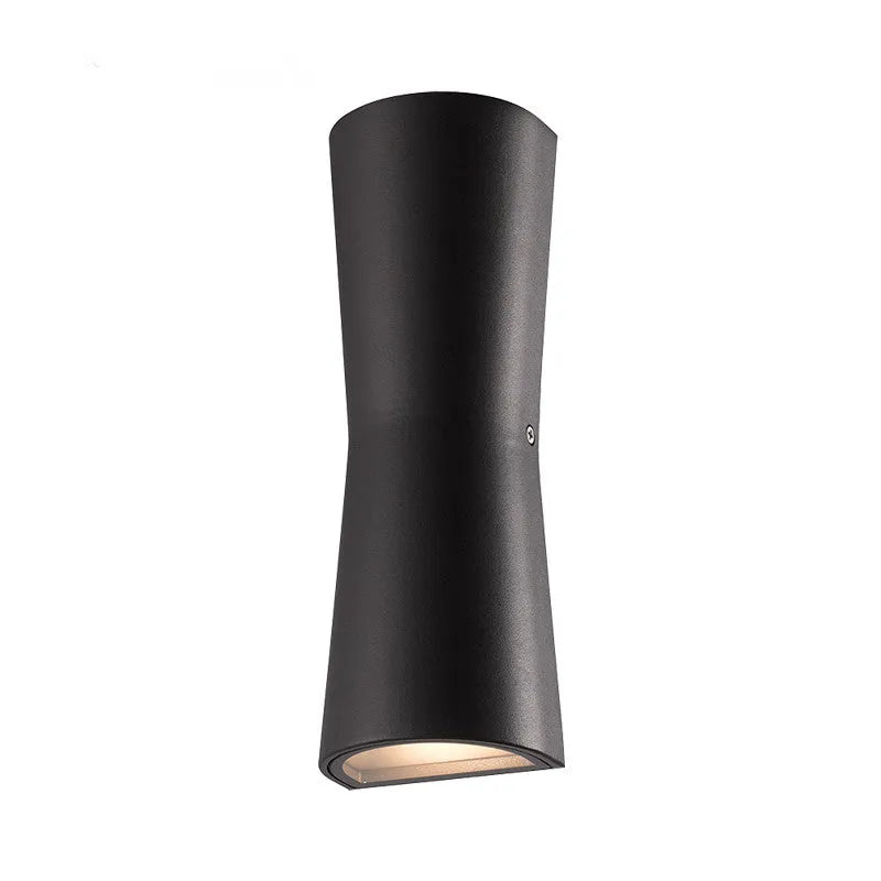Arkyn Minimalist Torch Outdoor Wall Lamp Waterproof, Black/White-Neutral Decor