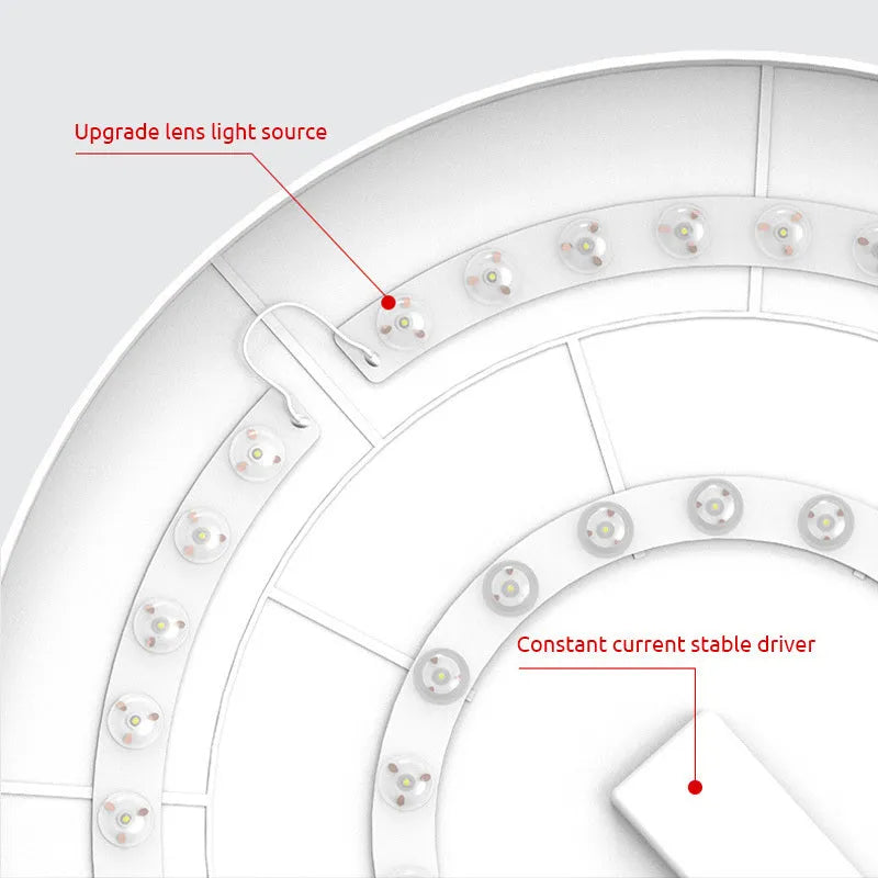 Renix Round Bathroom Led Ceiling Light-Neutral Decor
