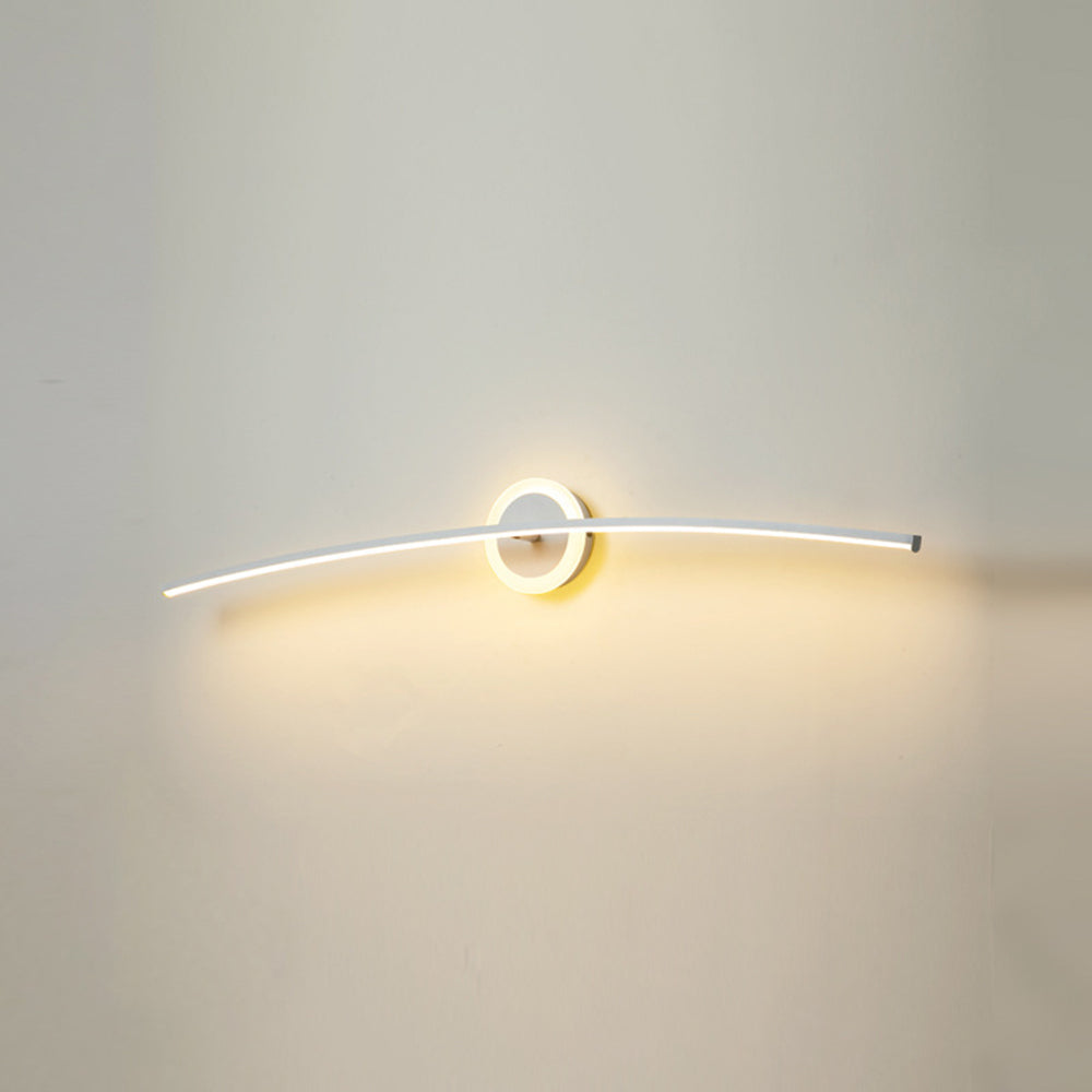 Zutatok Modern Linear Metal Wall Lamp, White