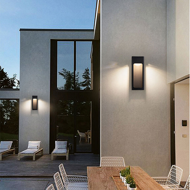 Teniq Modern Waterproof Minimalist Geometric Outdoor Wall Light-Neutral Decor