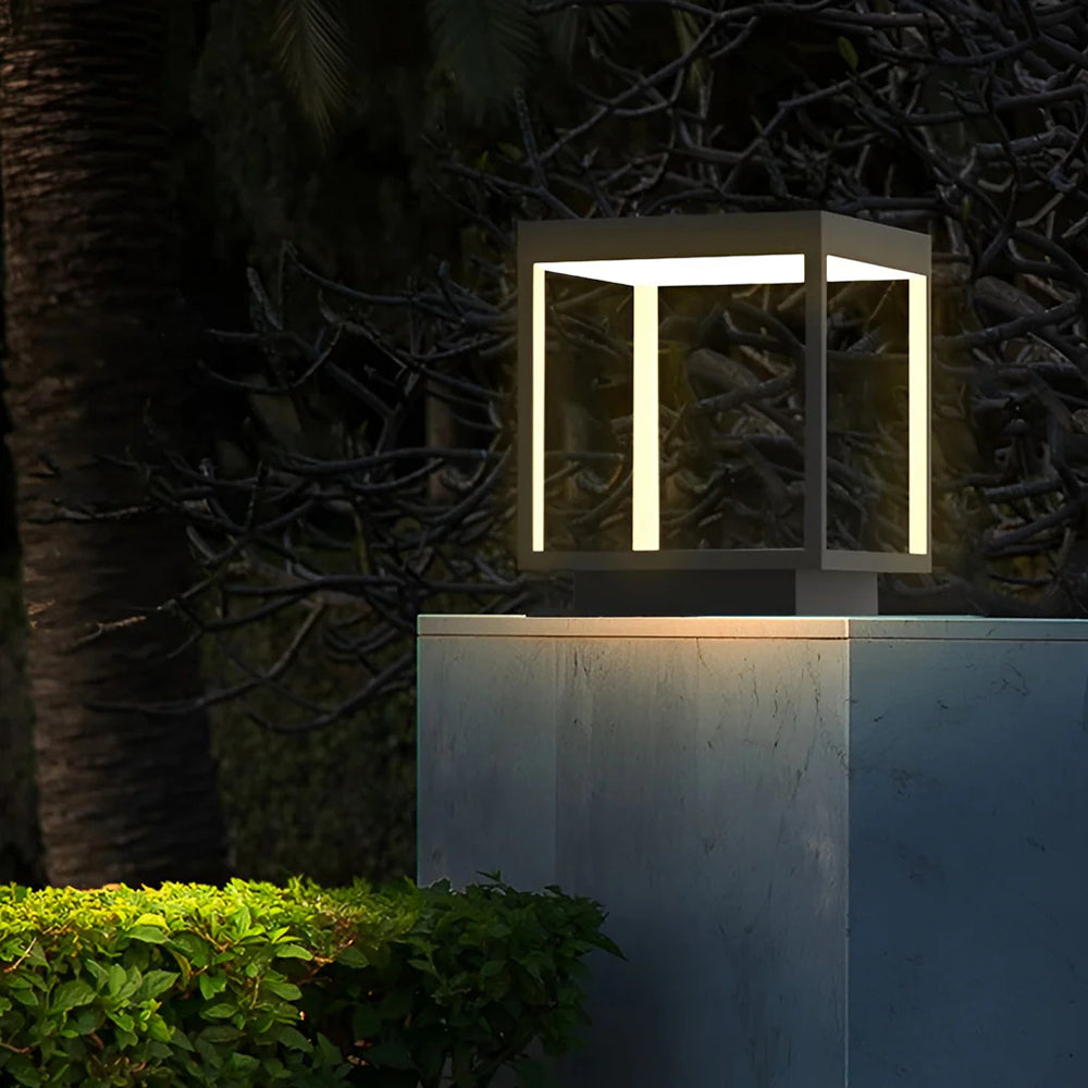 Napusom Contemporary Solar Rechargeable Outdoor Floor Lamp