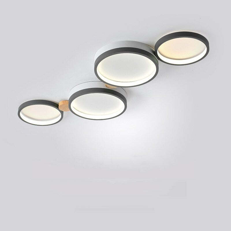 Famitok Round Flush Mount Ceiling Light 3 Colour 3/4/5/6/7 Heads