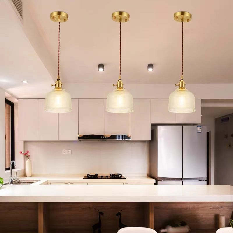 Juvoger Glass Art Deco Pendant Lights,Colorful