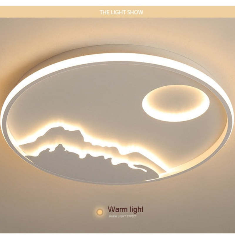 Kopikus Mountain View Flush Mount Ceiling Light