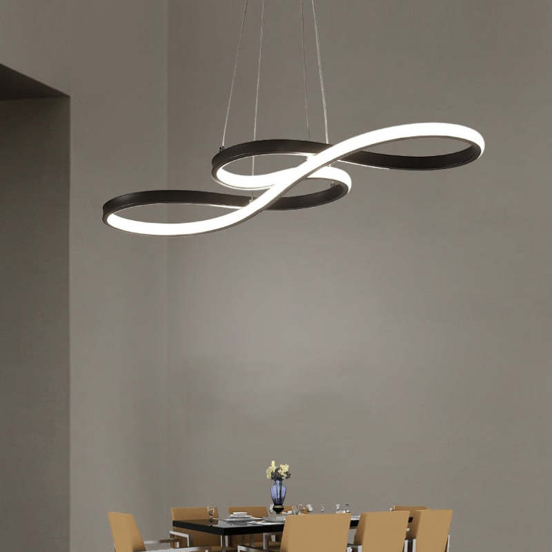 Nerin Musical Note Pendant Light, Black & Gold-Neutral Decor