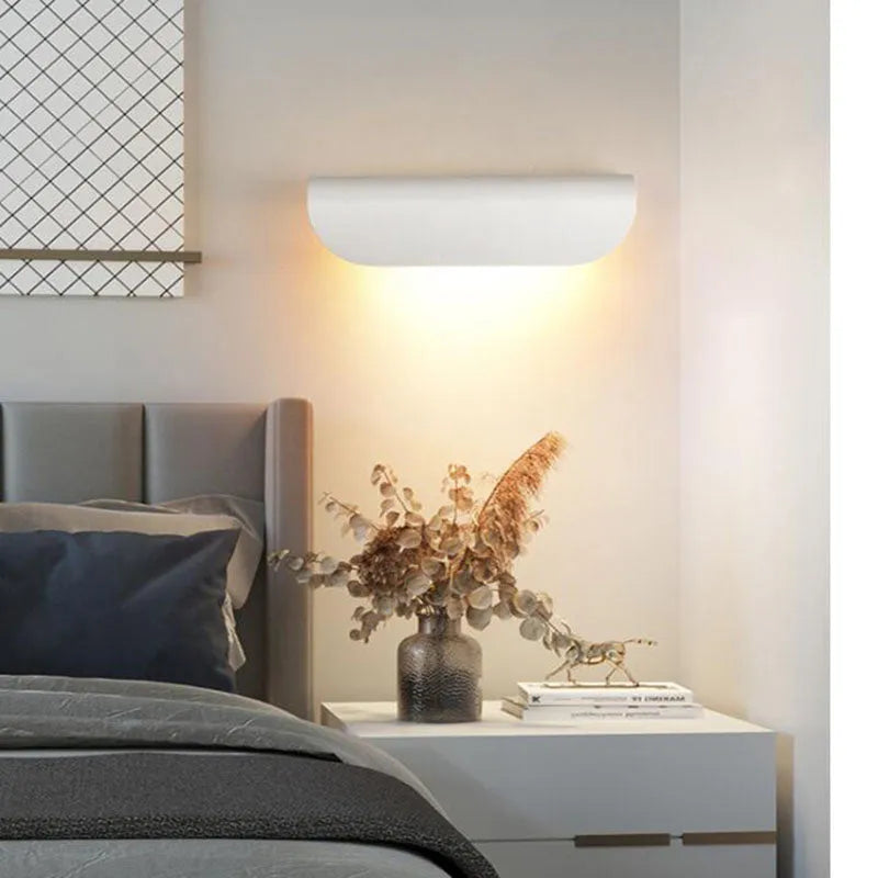 Volimum Modern Outdoor Wall Lighting, Waterproof, Curved