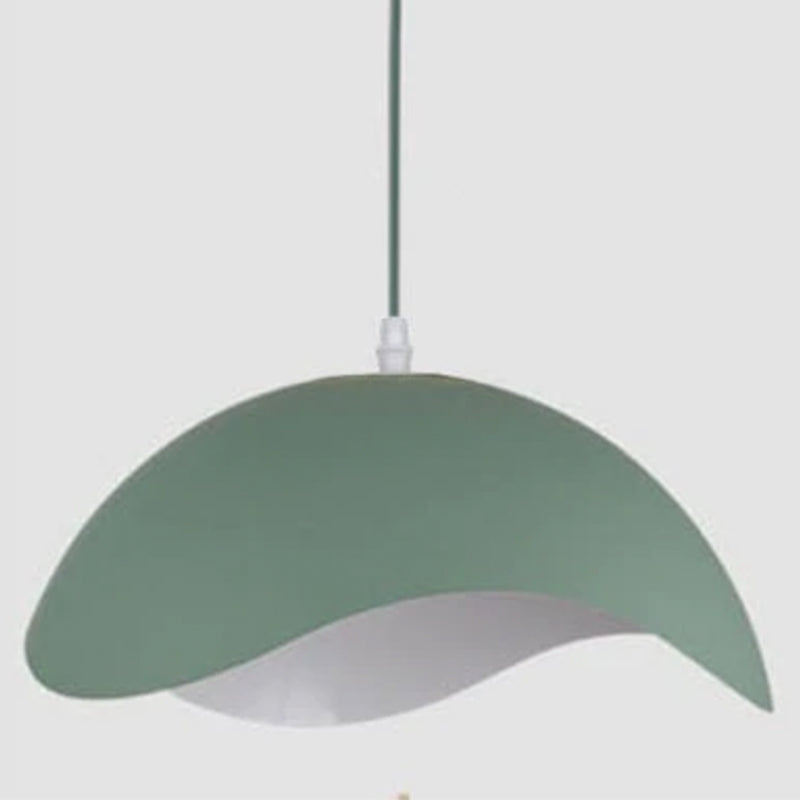 Hobokik Colorful Shade Single Pendant Lights, Wood & Metal