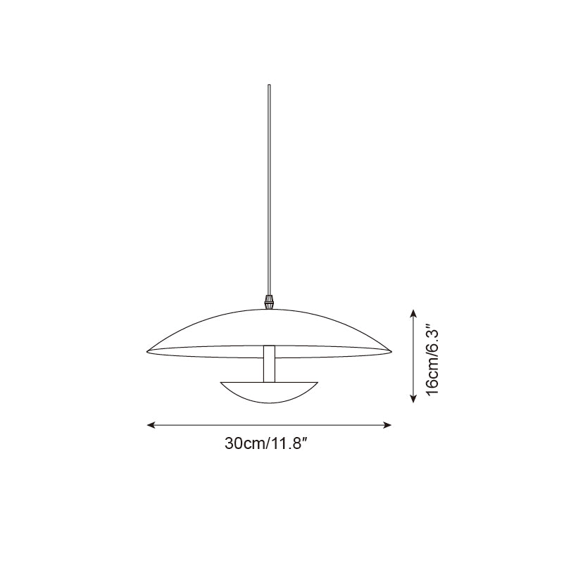 Veliina Pendant Light Black Minimalist