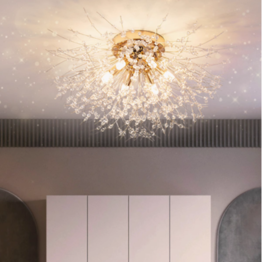 Lirex Vintage Pendant Light Dandelion firework-Neutral Decor