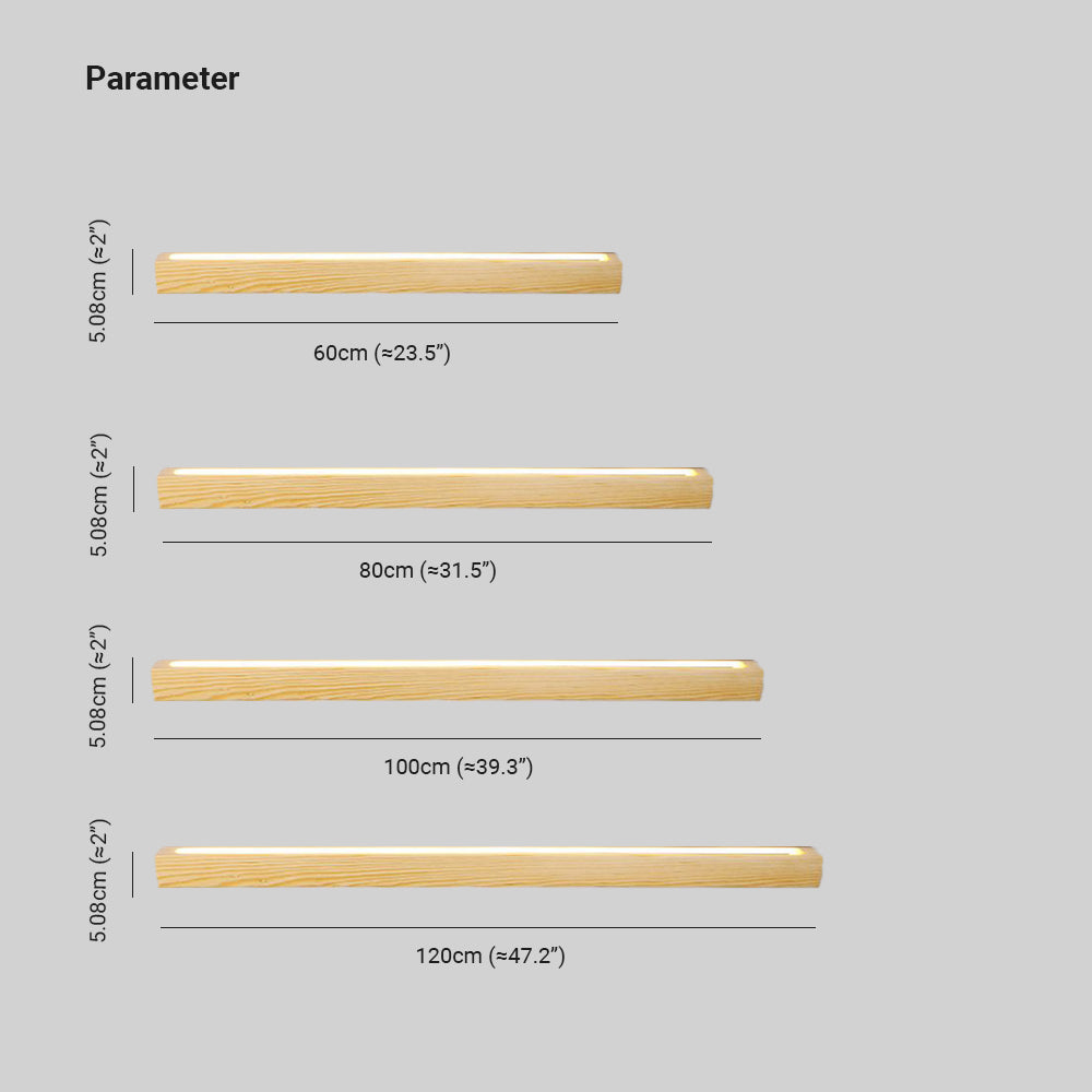 Cusolun Wall Lamp Linear Wood