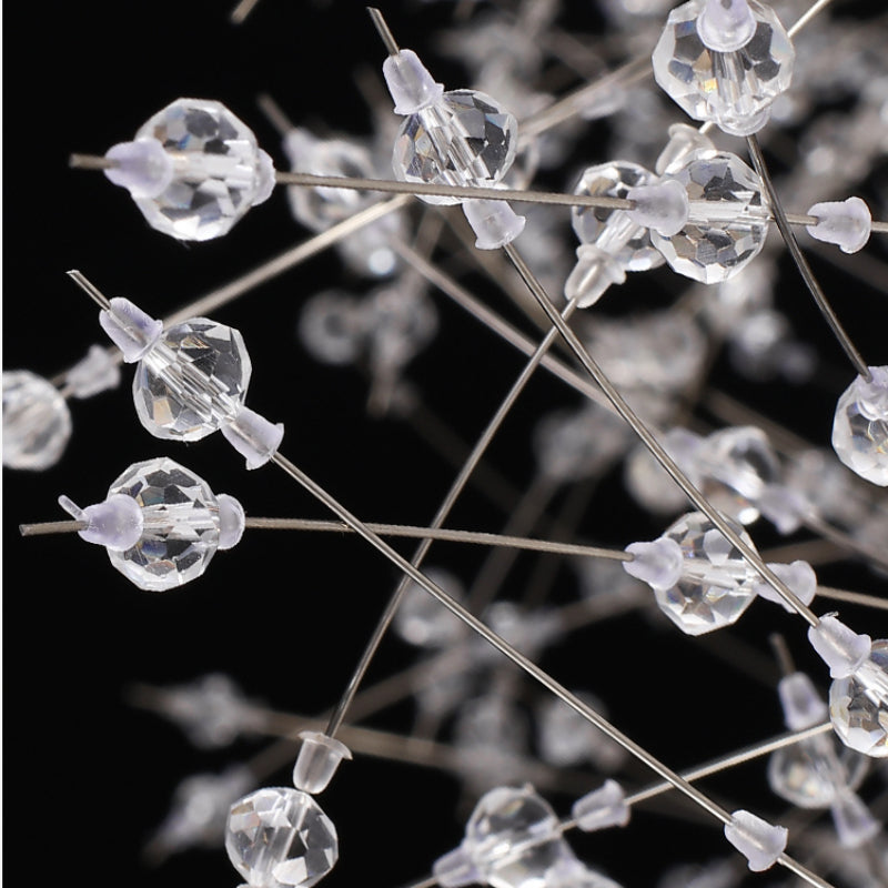 Keritun Modern Dandelion LED Pendant Light GoldCrystal Bedroom/Living Room