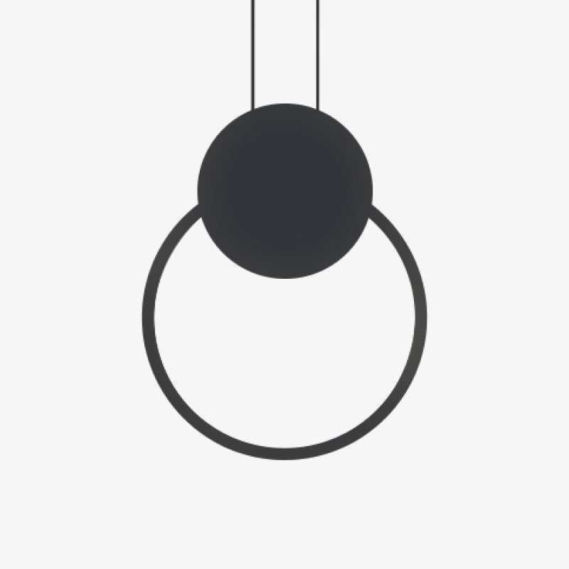 Kori Modern LED Pendant Light Black/White Living Room-Neutral Decor