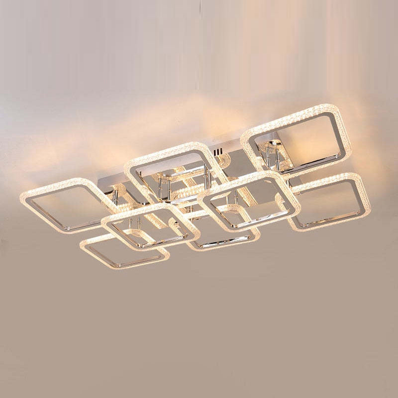 Kemukod Modern Square Flush Mount Ceiling Light