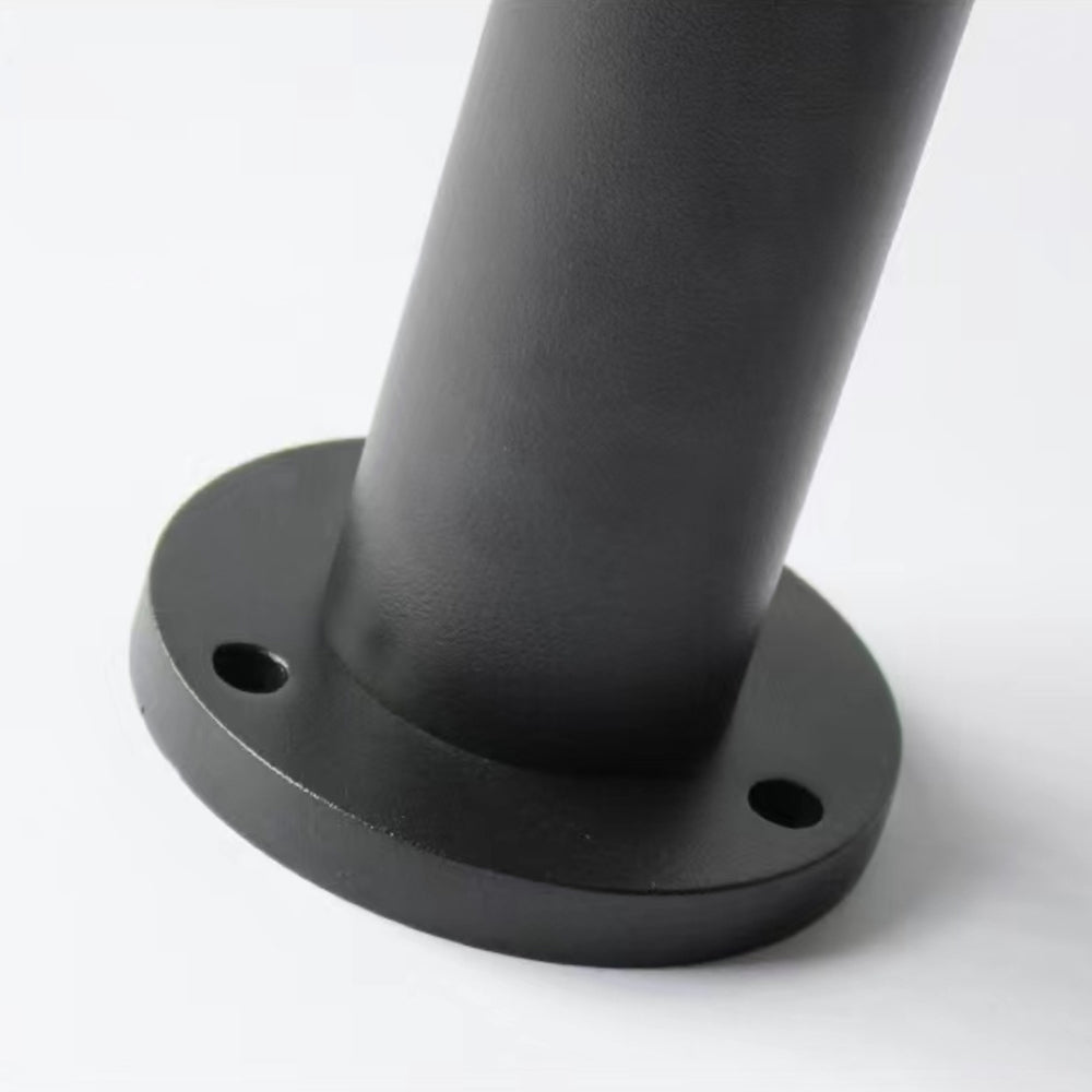 Fodadem Metal Cylindrical Outdoor Path Light, Black