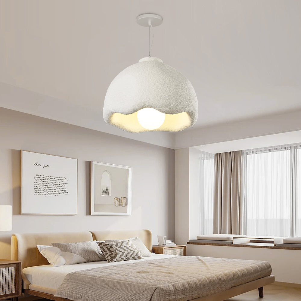 Lapison Flower Shape Pendant Light, White, Living Room, Bedroom