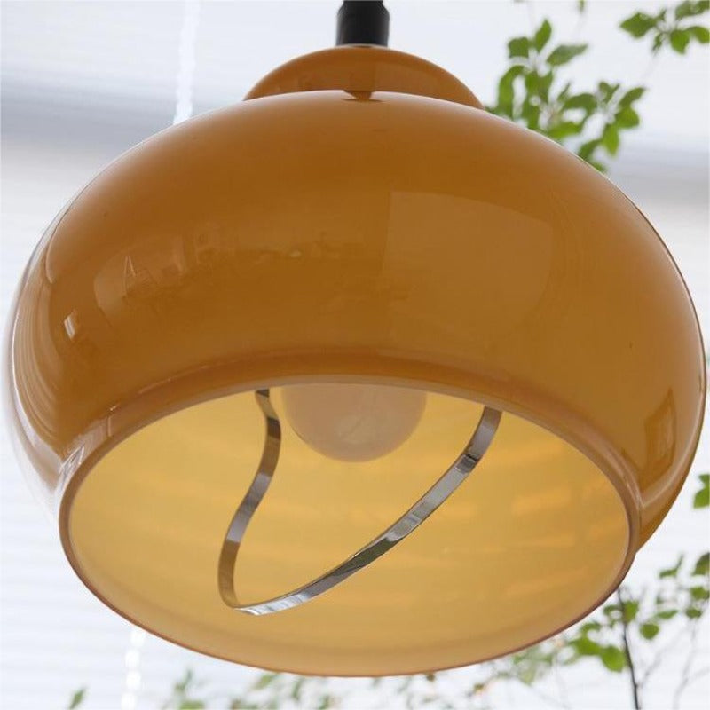 Pemebik Retro Simple Pendant Light Living Room Green Living Room