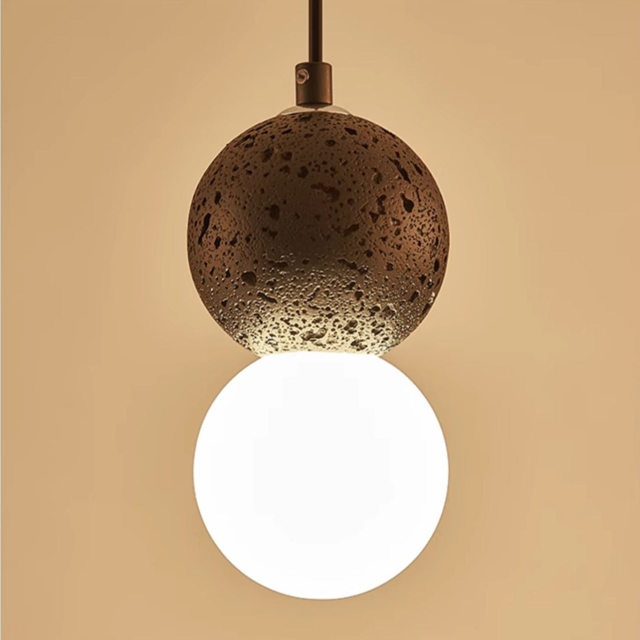 Orynth Pendant Light Travertine Modern-Neutral Decor