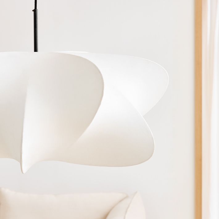 Bibi Cloudy Decorative Silk Pendant Swag Light