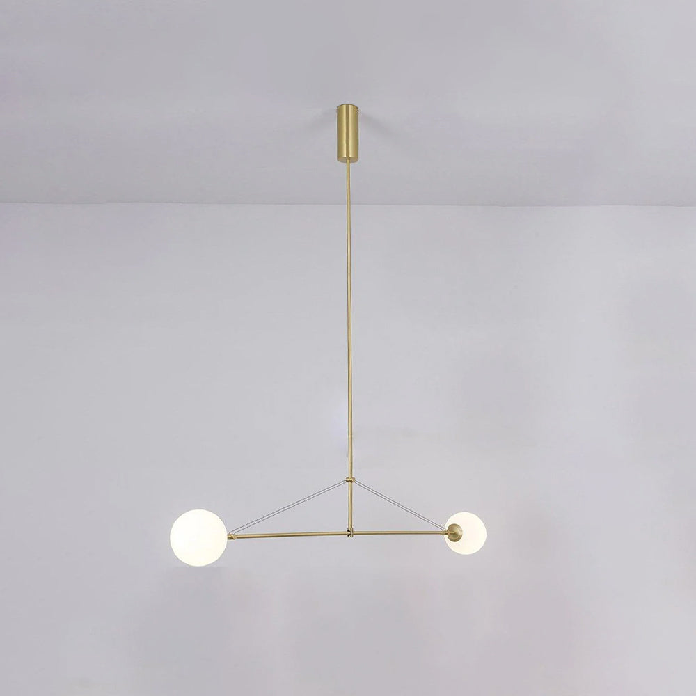 Fakegod Minimalist Linear Mobile Pendant Light, Black
