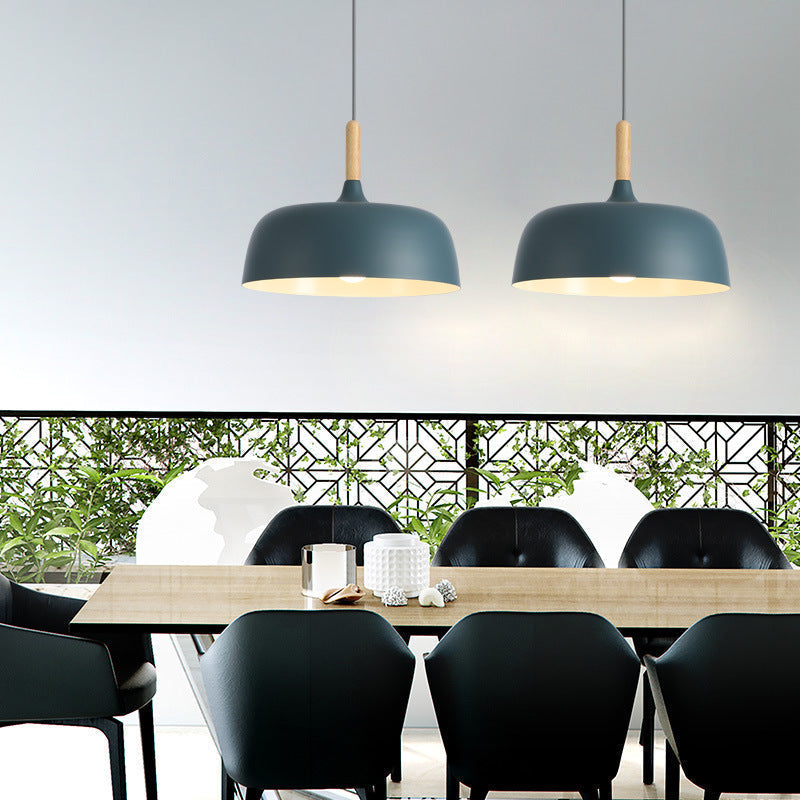 Fedilame Modern Pendant Light Dome Macaron Dining Room