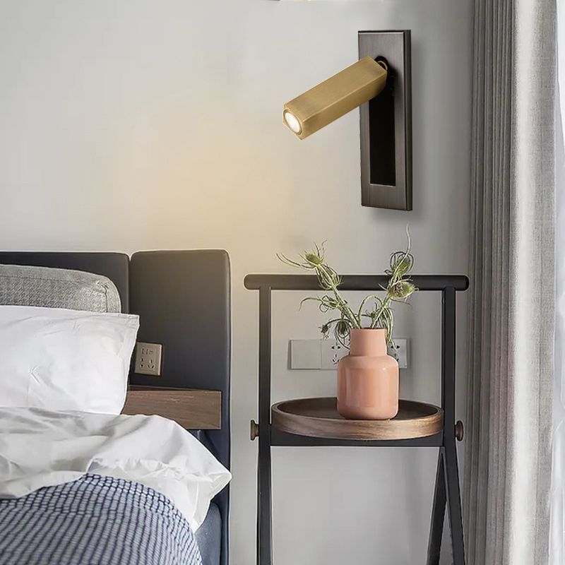 Noriel Wall Lamp Modern Rotatable Bedside Cylindrical-Neutral Decor