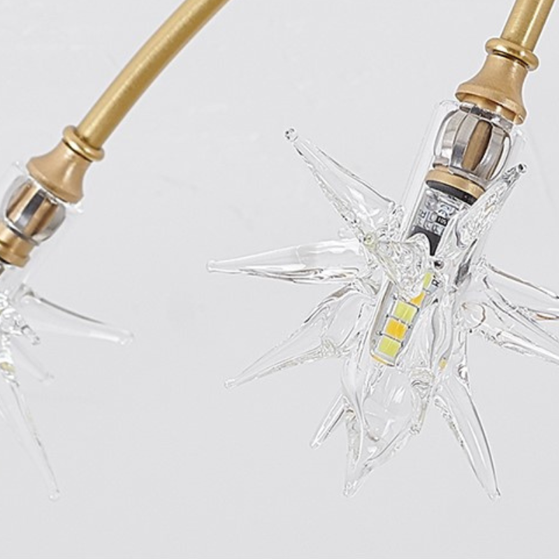 Riteluru Art Deco Starry Flush Mount Ceiling Light