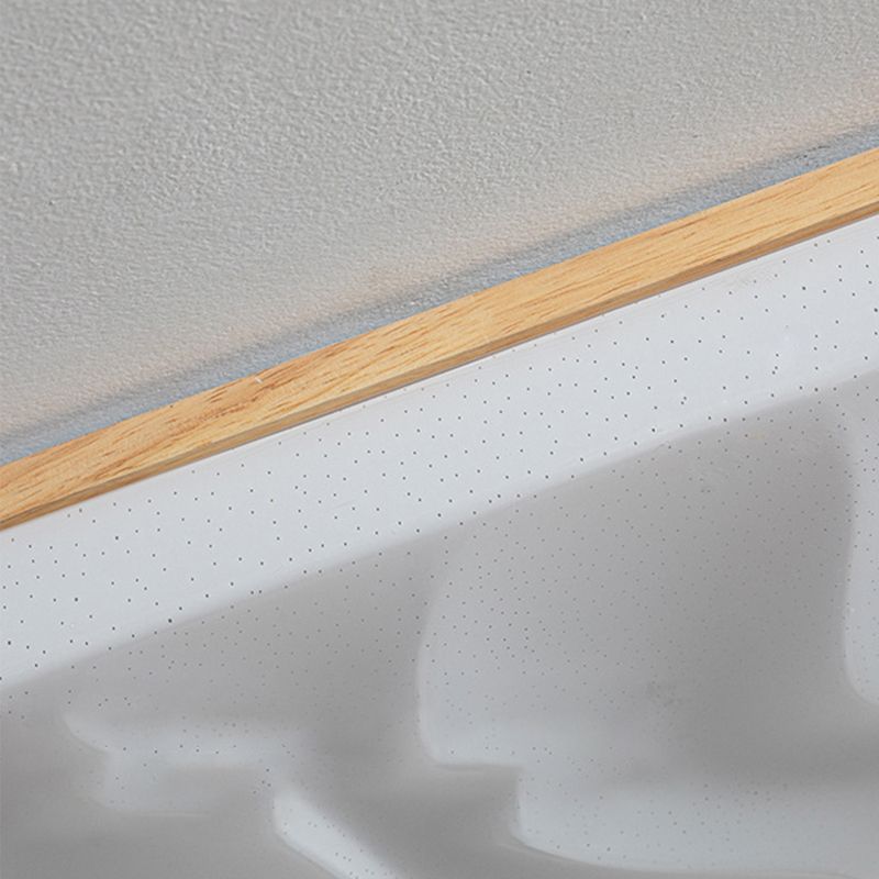 Jubenuk LED Geometric Flush Mount Ceiling Light, White