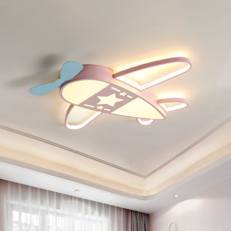 Zesamus Modern Airplane Shaped Flush Mount Ceiling Light