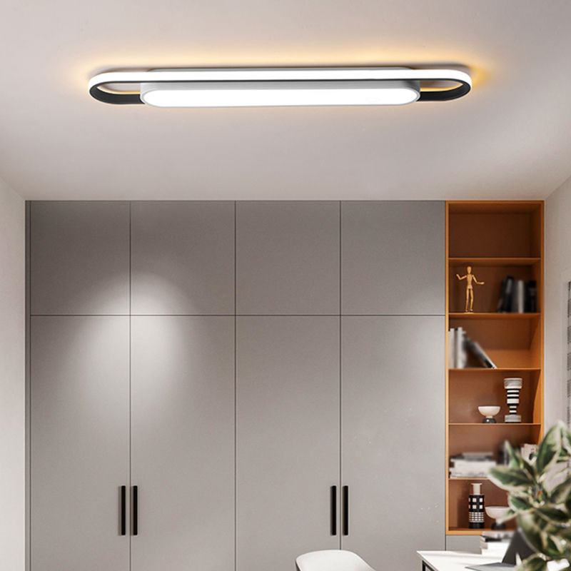 Fotipas Modern Dou-Layer Flush Mount LED Ceiling Light