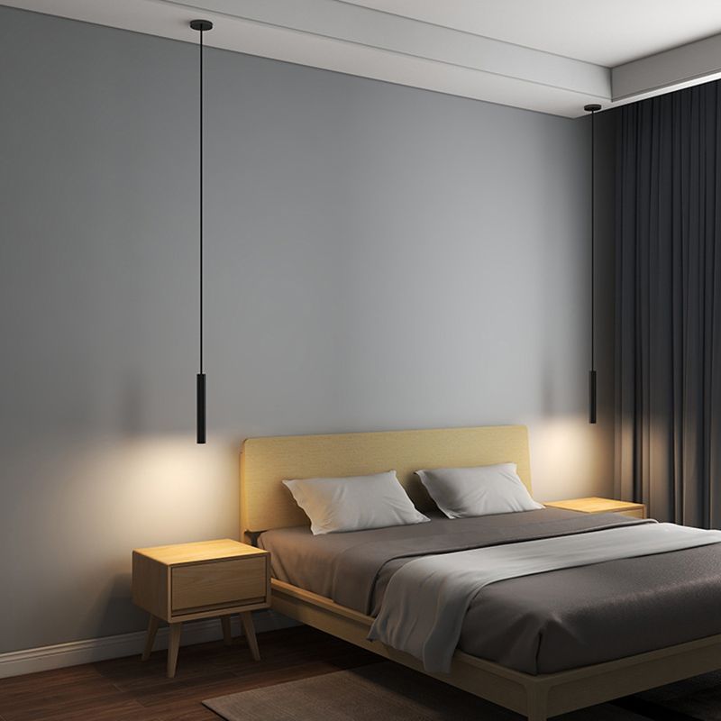 Selvor Pendant Light Minimalist Linear Black-Neutral Decor