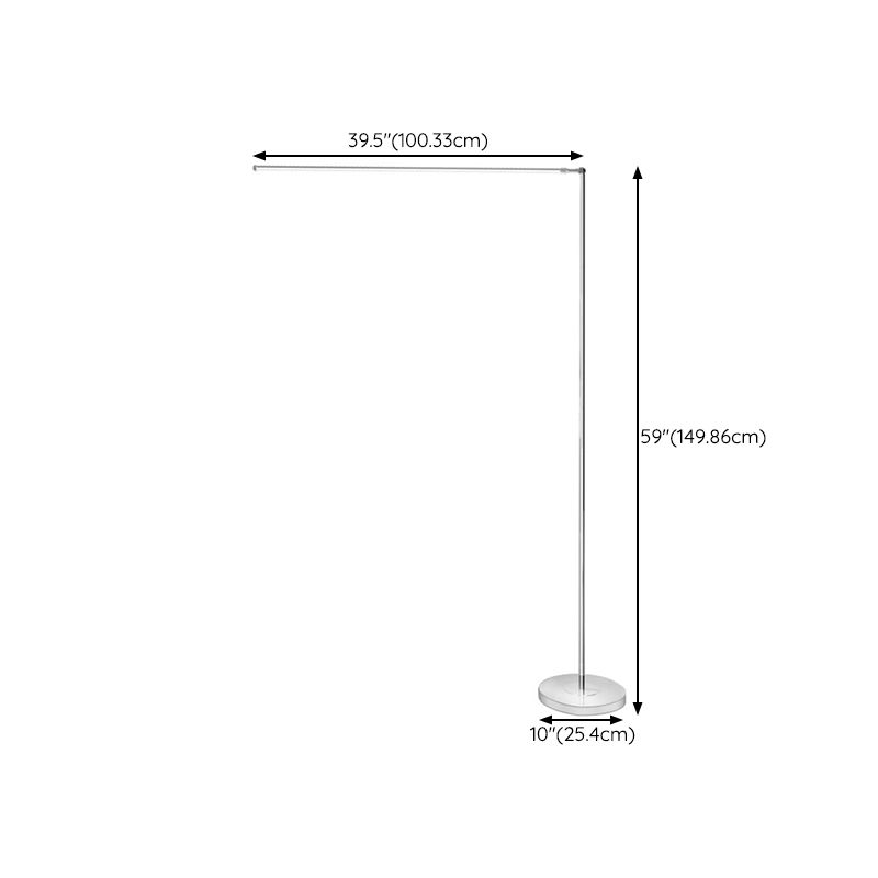 Fitikur Modern Steamline Minimalist linear Floor Lamp, 2 Color